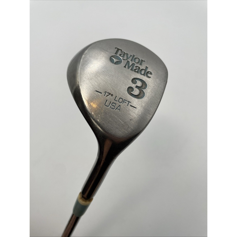 TaylorMade Men's 3 Wood Golf Club 17° Loft USA METALWOOD Steel Shaft Stiff RH43"